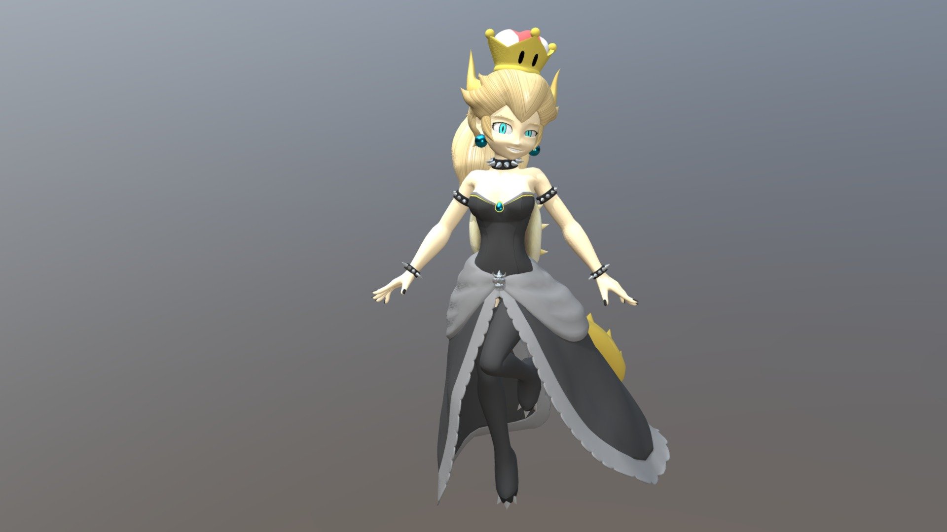Render:
 - Bowsette - 3D model by Stellaruz 3d model