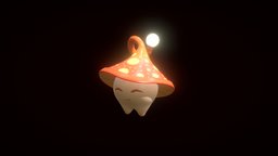 the little one has a hat with a ball of light hat, cute, chibi, tiny, maya, creature, ball, light
