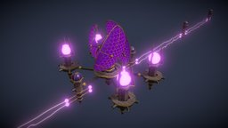 Federation electro defense sys, SolarSails Game power, steampunk, jewlery, defense, gamedev, sheild, floating, pirateship, electric