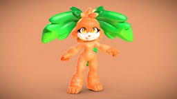 Carrot carrot, blender-3d, cartoon, blender, blender3d