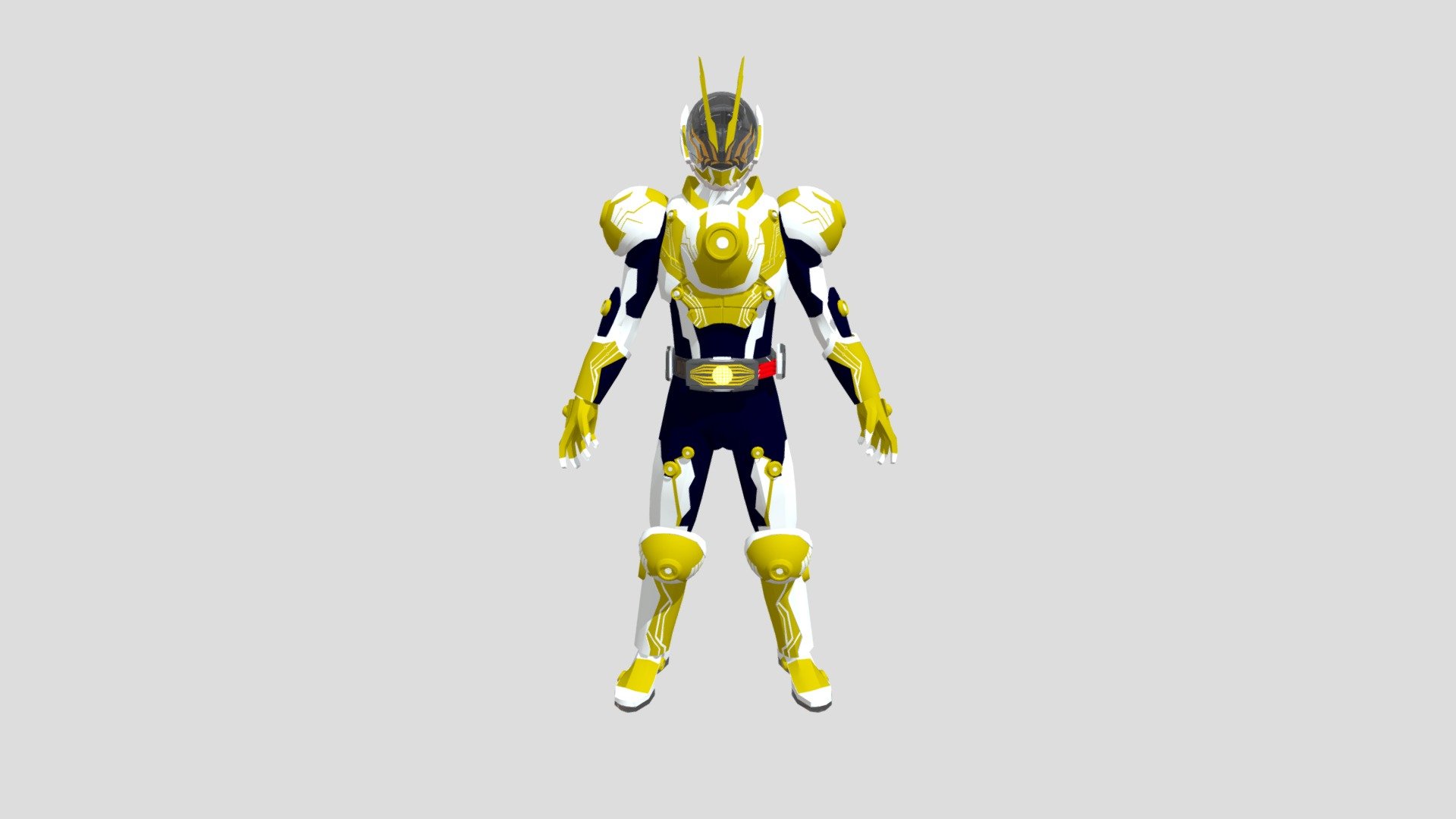 kamen Rider Gazer 3D model fbx format file - Kamen Rider Gazer - 3D model by Hendri Susanto (@Hendrisusanto) 3d model