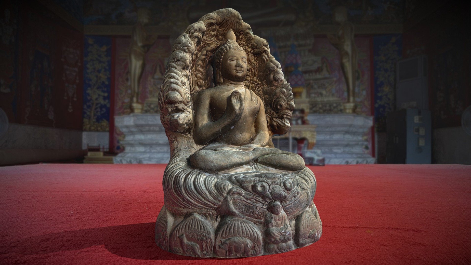 In the misty mountains, &ldquo;Sacred Serenity