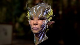 Dryad face driada, substancepainter, substance, character, 3d, rdyad