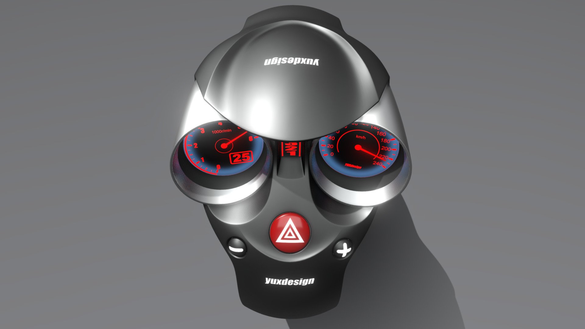 Kronos Eye Yuxdesign concept watch design plolygon model - Kronos Eye Yuxdesign concept wrist watch design - 3D model by YUX (@yux320) 3d model