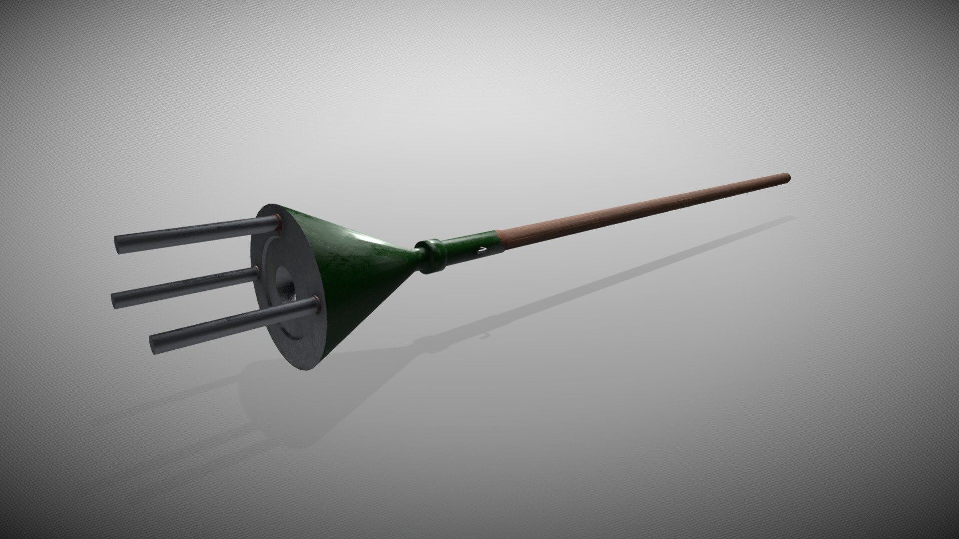 The Shitotsubakurai lunge mine was a suicidal anti-tank weapon developed and used by the Empire of Japan during the Second World War 3d model