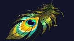 Peacock feather v.3 pluma pavo real 3d free bird, peacock, feathers, feather, illustration, pajaro, pluma, writter, plumaje, plumas, pavoreal, feather3d, alphastryx