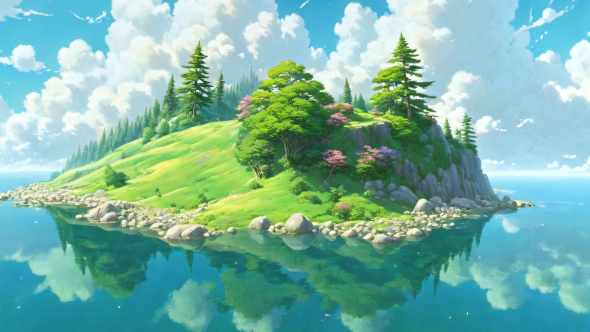 This pack contains 19 different HDRI equirectangular panoramas which will help you create 360 degrees spherical Cartoony backgrounds in different 3d software (Blender, Unreal Engine, Unity, 3dMax and many others). It is perfect for games, virtual reality, 3d renders, movies etc. All images were created with AI and edited in different 2d and 3d software to improve quality, remove seams and make them perfect for any 3d or 2d Stylized or Cartoon project.

Texture formats: HDR and JPG; Number of unique textures: 19; Number of 3d models: 1; Texture resolutions: 8k (8192 x 4096); - HDRI Cartoon Panoramas Megapack Vol.1 - Buy Royalty Free 3D model by Ionut81 3d model