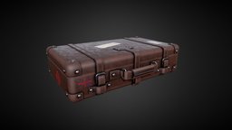 Vintage Suitcase case, vintage, retro, bag, suitcase, background, substancepainter, substance