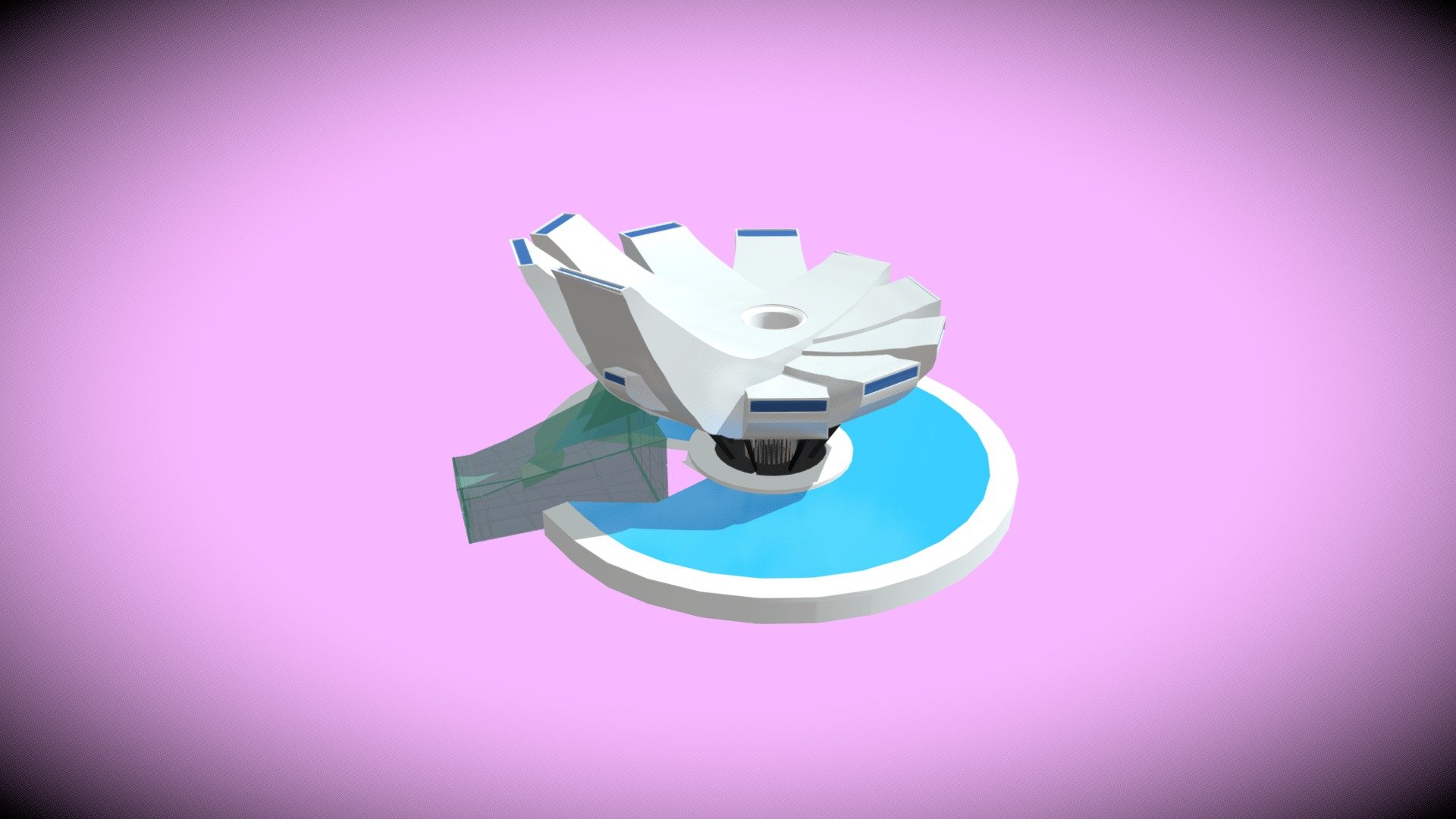 Modelled in blender 2.91. The Art Science Museum in Singapore - Art Science Museum Singapore - 3D model by kuhanesh88 3d model