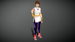 Yuri Sakazaki yuri, kof, game, blender, anime
