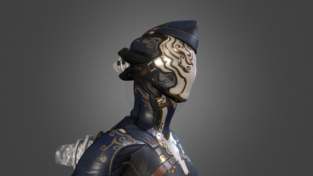 Warframe - Nova - Visage - 3D model by Hitsu San Design (@hitsusandesign) 3d model