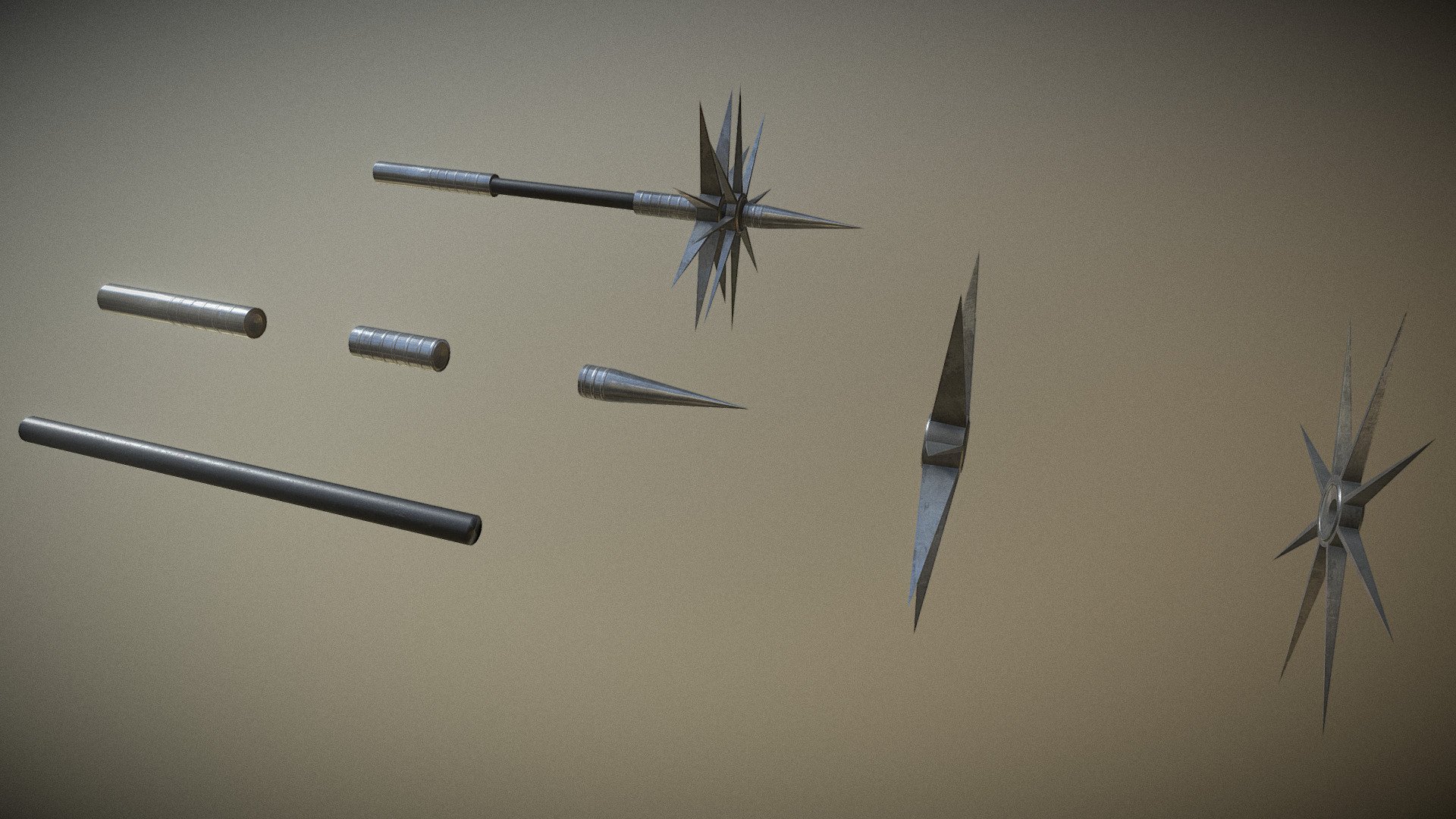 Configurable and adaptable to most kinds of vehicles.
- 800 faces/1376 tris; 
- 1 texture set, 1024x1024; 
- 3 animations; 
- 1 controller script 3d model