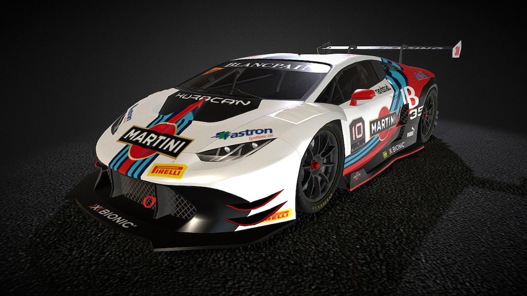 2016 Lamborghini Huracan Supertrofeo - 3D model by jdaniel_92 (@jdaniel_gz) 3d model