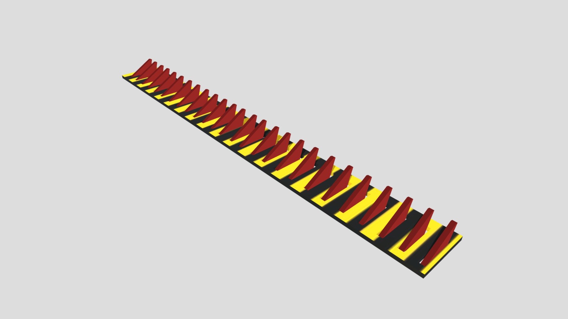 Leave A Like Please <3

Low Poly Traffic Spikes Used in Parking Games 

A spike strip (also known as traffic spikes is a device used to impede or stop the movement of wheeled vehicles by puncturing their tires.

Buy Me a Coffee

https://www.buymeacoffee.com/syedabbas - Traffic Spikes - Download Free 3D model by PropShop™ (@syedabbas0815) 3d model