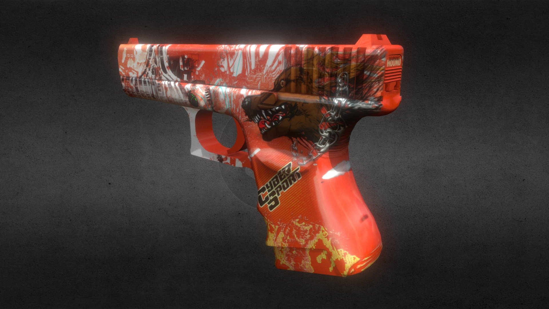 The texture is made for the workshop Steam. For Game Counter Strike Global Offensive 3d model