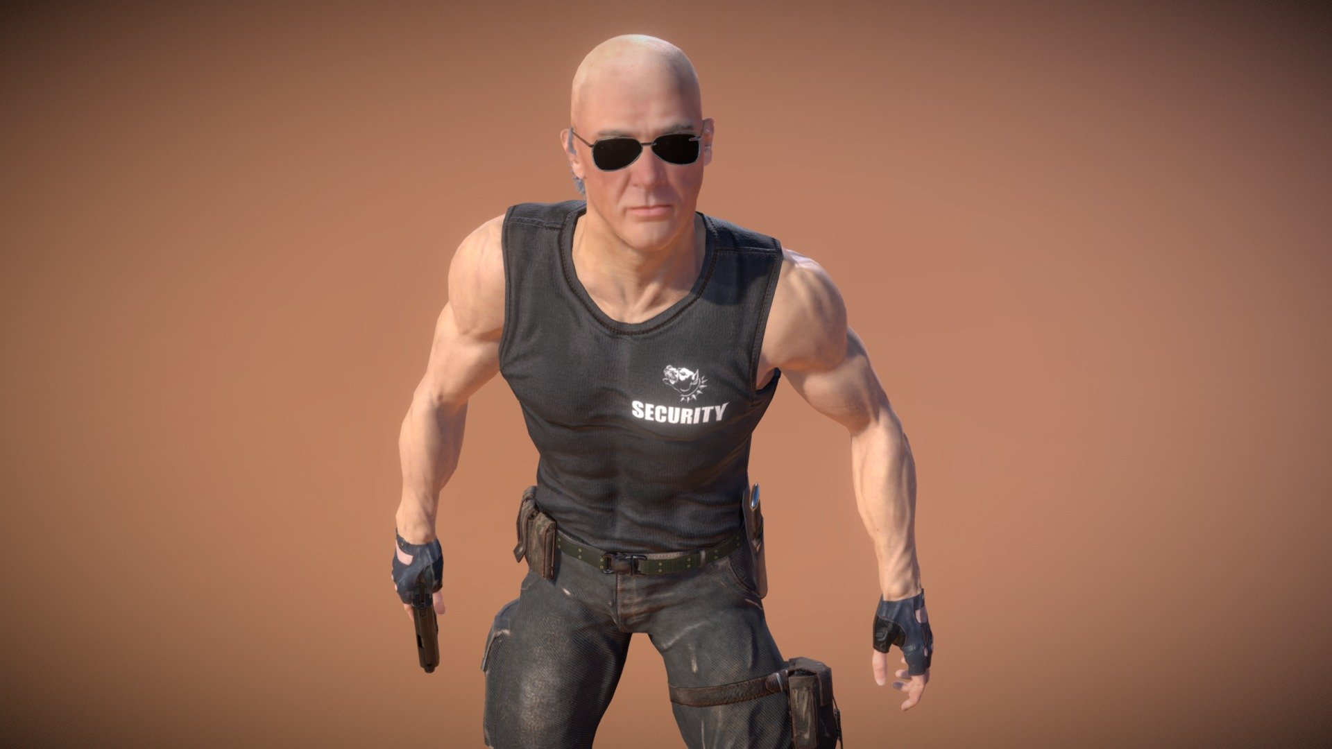 security agent character for shooter game

Artstation: https://www.artstation.com/artwork/1o4qG - Security Agent - 3D model by verena boeck (@kling) 3d model