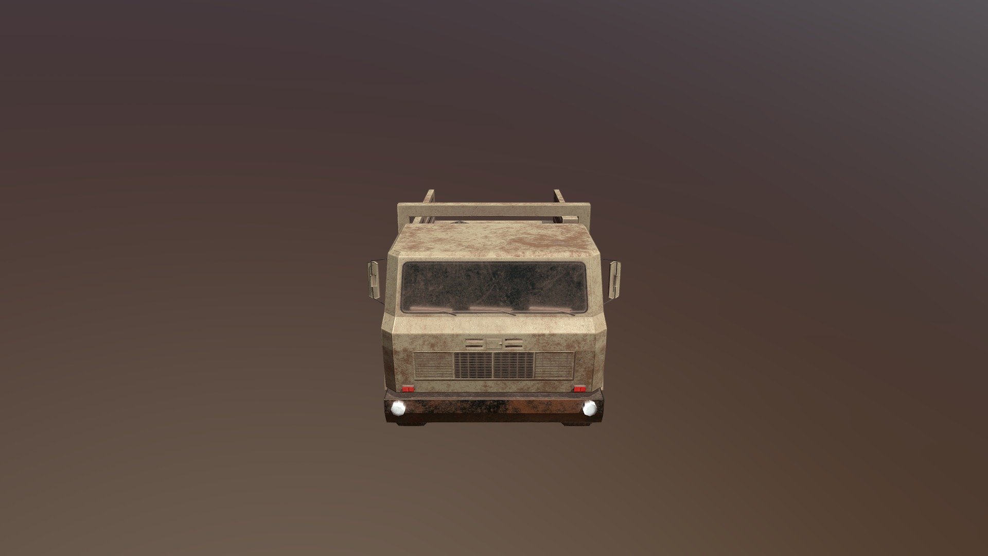 Fiat ACM 80 Truck Low Poly. 4k PBR Texture 3d model
