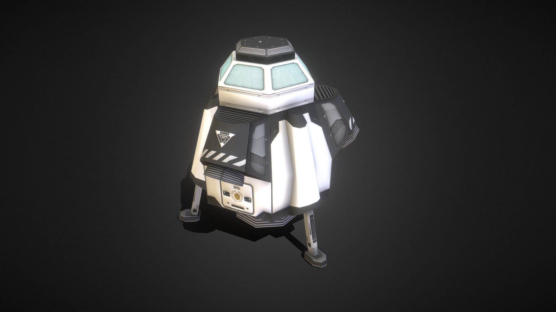 An old project that I haven't had the chance to upload.

Part of a set of game assets done under Humble Squid Creatives for the mobile game, Terragenesis: Landfall. A colony building/survival simulator on the surface of Mars set in the near future developed by Edgeworks Entertainment.

View the full project and my other works on Artstation - TerraGenesis: Landfall - Mining Shuttle - 3D model by rfarquerabao 3d model