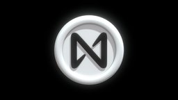 Near Protocol Crypto Coin with cartoon style coin, money, bitcoin, token, currency, protocol, crypto, illustration, exchange, near, metaverse, cryptocurrency, blockchain, nft, cartoon, 3d, technology, modelling, web3, nearprotocol