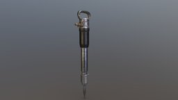 jackhammer hammer, tool, pneumatic, jackhammer, 2ktextures, blender3d, substance-painter