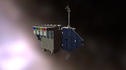 Solar Dynamics Observatory celestia, spacecraft, earth, 3d, c4d