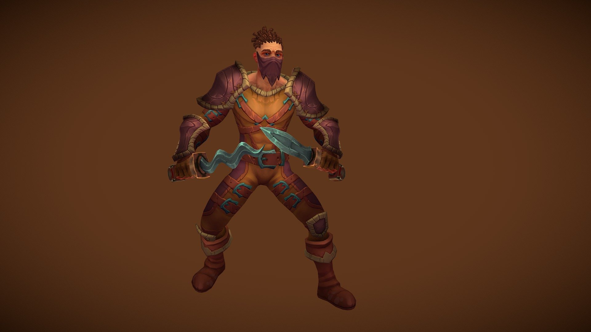 Stylized character for a project.

Software used: Zbrush, Autodesk Maya, Autodesk 3ds Max, Substance Painter - Stylized Human Male Newbie Thief(Outfit) - 3D model by N-hance Studio (@Malice6731) 3d model