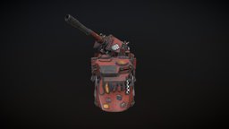 Warhammer 40K_Ork Battlewagon_fan art ork, battlewagon, gameart, warhammer40k
