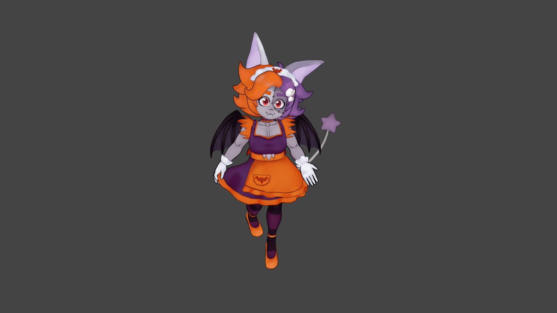 Commission for https://twitter.com/kirbins_ - Kirb Maids - 3D model by Carly.Simmons 3d model