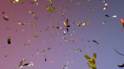 CONFETTI christmas, party, holiday, birthday, noel, newyear, low-poly-model, confetti, art, decoration