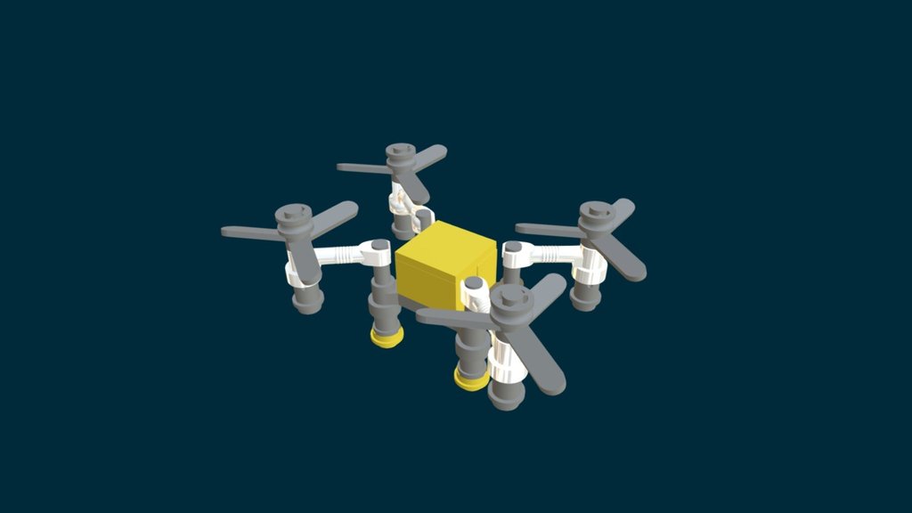 LegoDrone - 3D model by 88abraham88 3d model