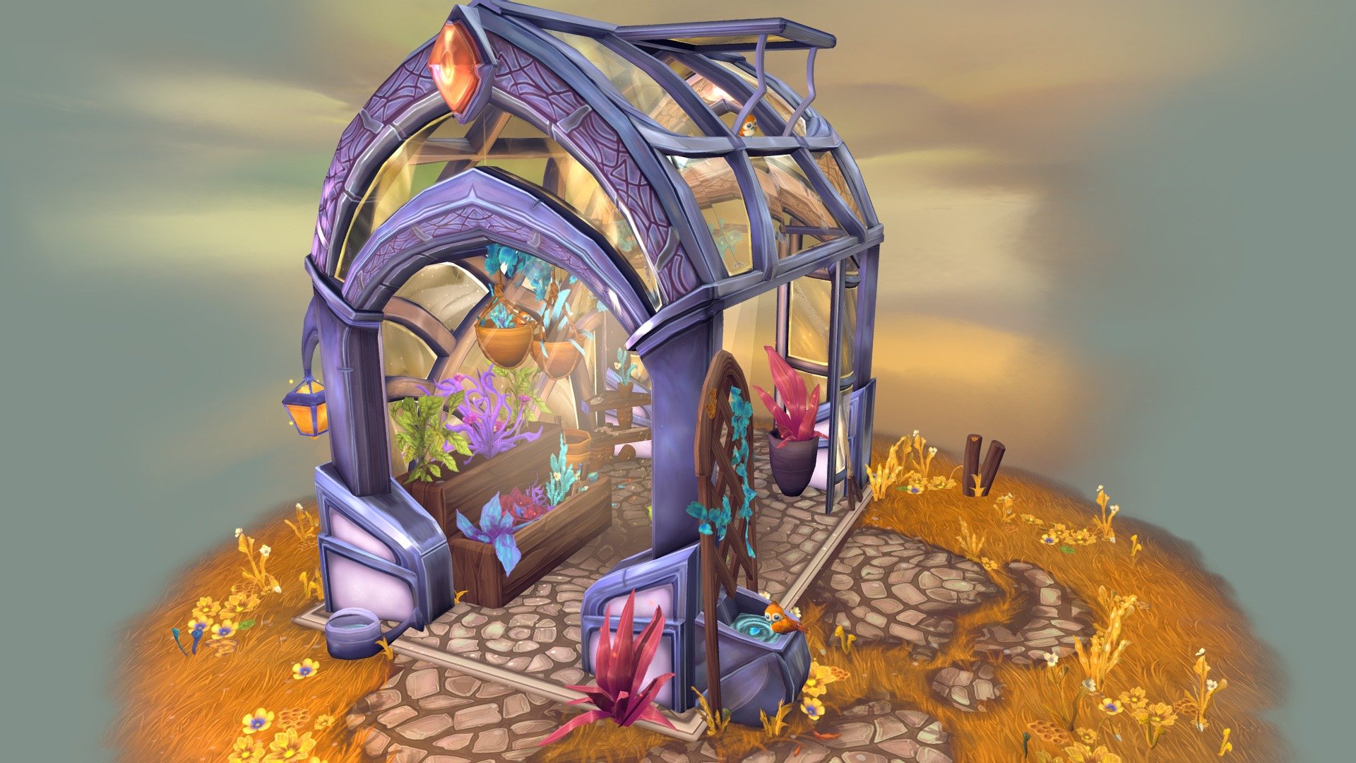 CGMA: Creating Stylized Game Assets with Ashleigh Warner @ashdoodles

Fall 2021, Weeks #5, 6, 7, 8 and 9  : Environment Scene

The Greenhouse comes to me with the wanted to &ldquo;rehabilitate