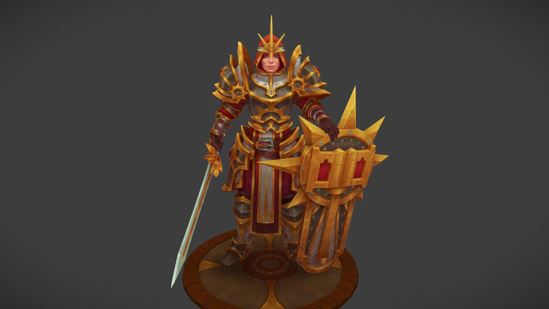 Personal project - Templar - 3D model by sunliil 3d model