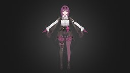 Star Rail kafka, 3d, animated, starrail