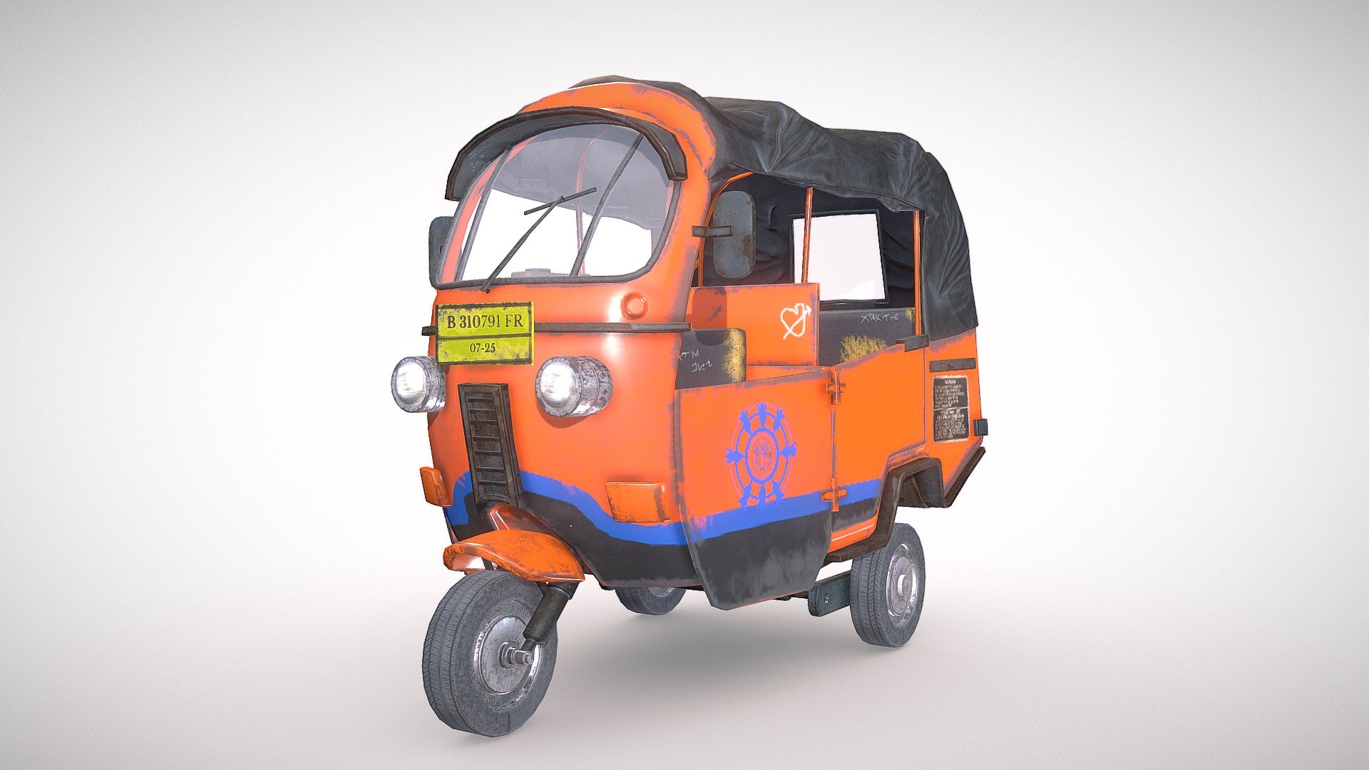 This is Bajaj jakarta form indonesia
texture PBR create wih blender 2.9 evee
file Blender 29 evee and fbx - Bajaj Jakarta indonesia - Buy Royalty Free 3D model by FR Animation (@fr.animation) 3d model