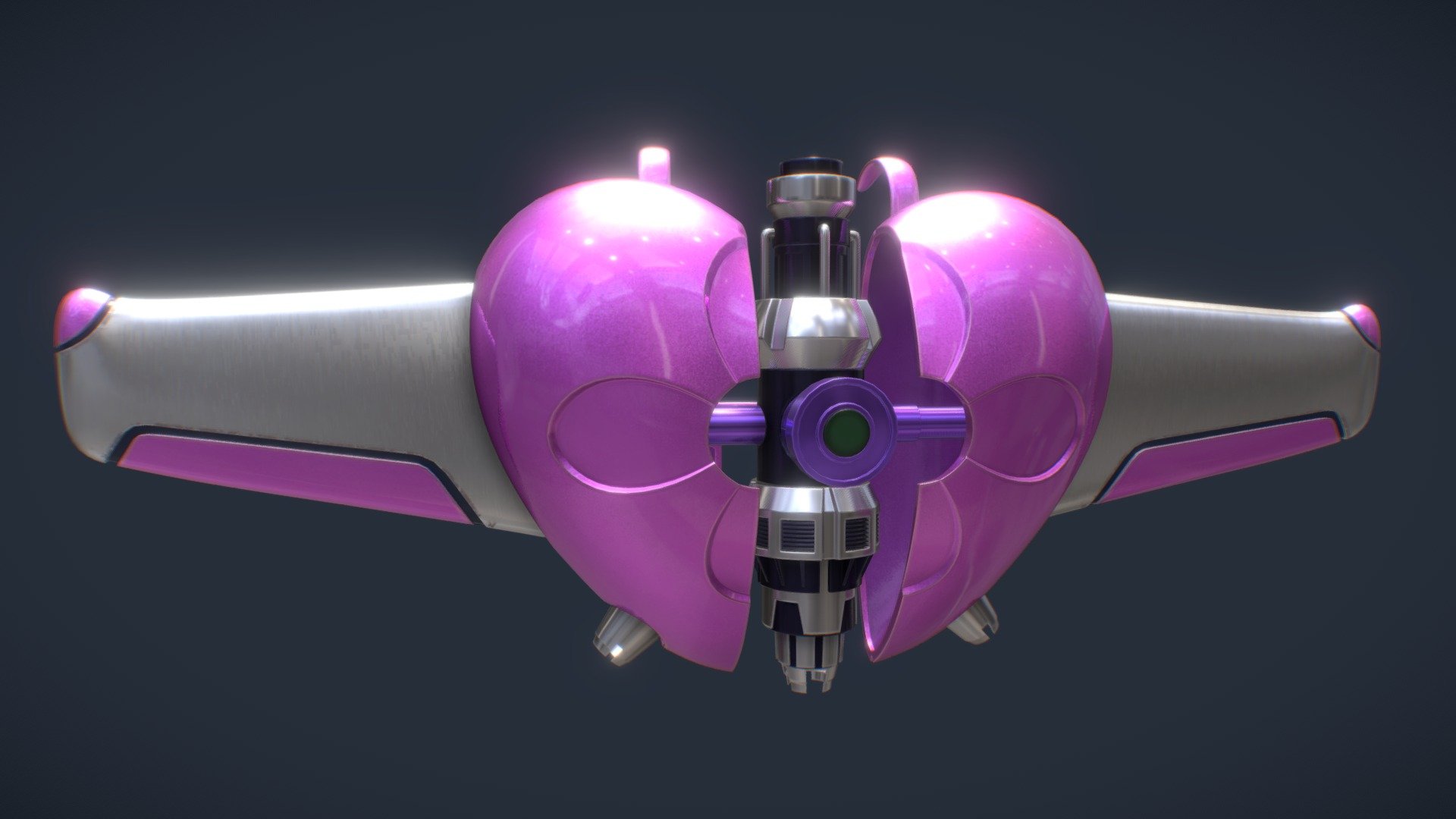 This is a fan model of the famous Jetpack Backpack from the animated series Totally Spies!. This is one of the most iconic gadgets from the show. It allows the girls to fly wherever they might need to go! They can also use it to store a few items, like a laser lipstick, a clue or the number of a cute boy!

Note: This is a Sub-D model at 1 level of subdivision, which has been collapsed for a better viewing experience. The model uses UDIM, but it had to be adapted to a single texture file in order to display properly on Sketchfab. You can check out the full UDIM Layout on my ArtStation post 3d model