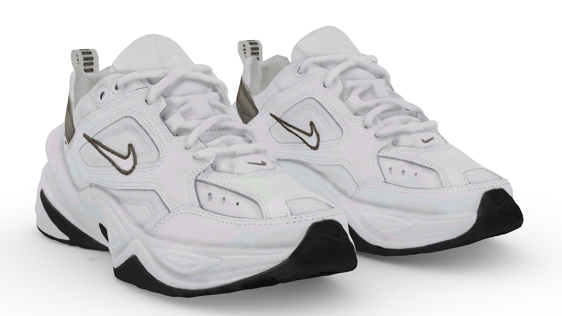 A Very Detailed shoes with High-Quality .

The Mesh is UV unwrapped.

4096x4096 Texture Maps jpg，in the compressed file rar.

The textures is lighting baked,the texture is uploaded to preview images.

File Formats :

FBX .OBJ .stl.collada(dae).Maya2019,Texture(jpg format).

If you want to modify the color of the shoes, it is easy to do with photopshop. 

This is a professional scanning agency, if there are any shoes that are not included, please let me know.It will helps a lot.By the way,we are available for custom shoes scan.

Don't forget to check my other sneakers,Have a nice day：） - NIKE M2K Tekno fashion clunky sneaker - Buy Royalty Free 3D model by Vincent Page (@vincentpage) 3d model