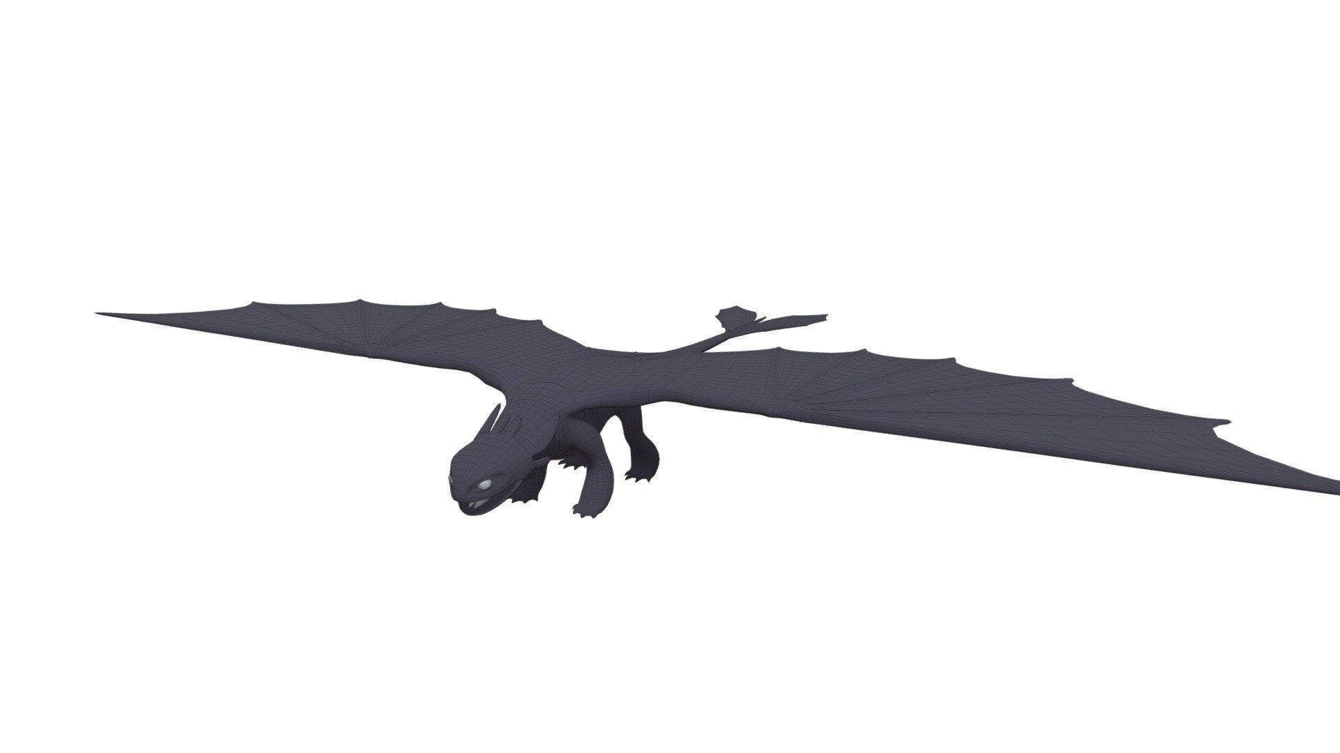 WIP - NIGHTFURY - 3D model by Sibel-Filis Vuap (@sibelfilisvuap) 3d model