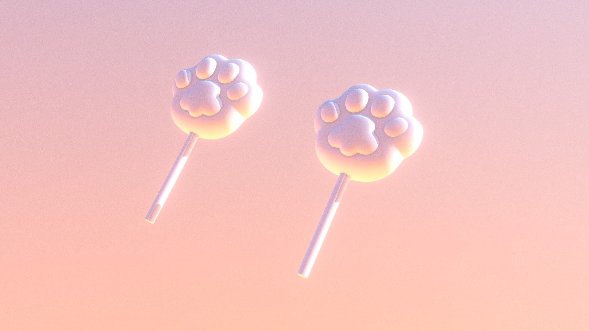 cat - Cat Lollipop - 3D model by JaneHuang (@Huang.Tze.Chen) 3d model