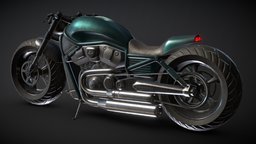 Motorbike motorbike, machine, substancebike, substancepainter, game, model, car