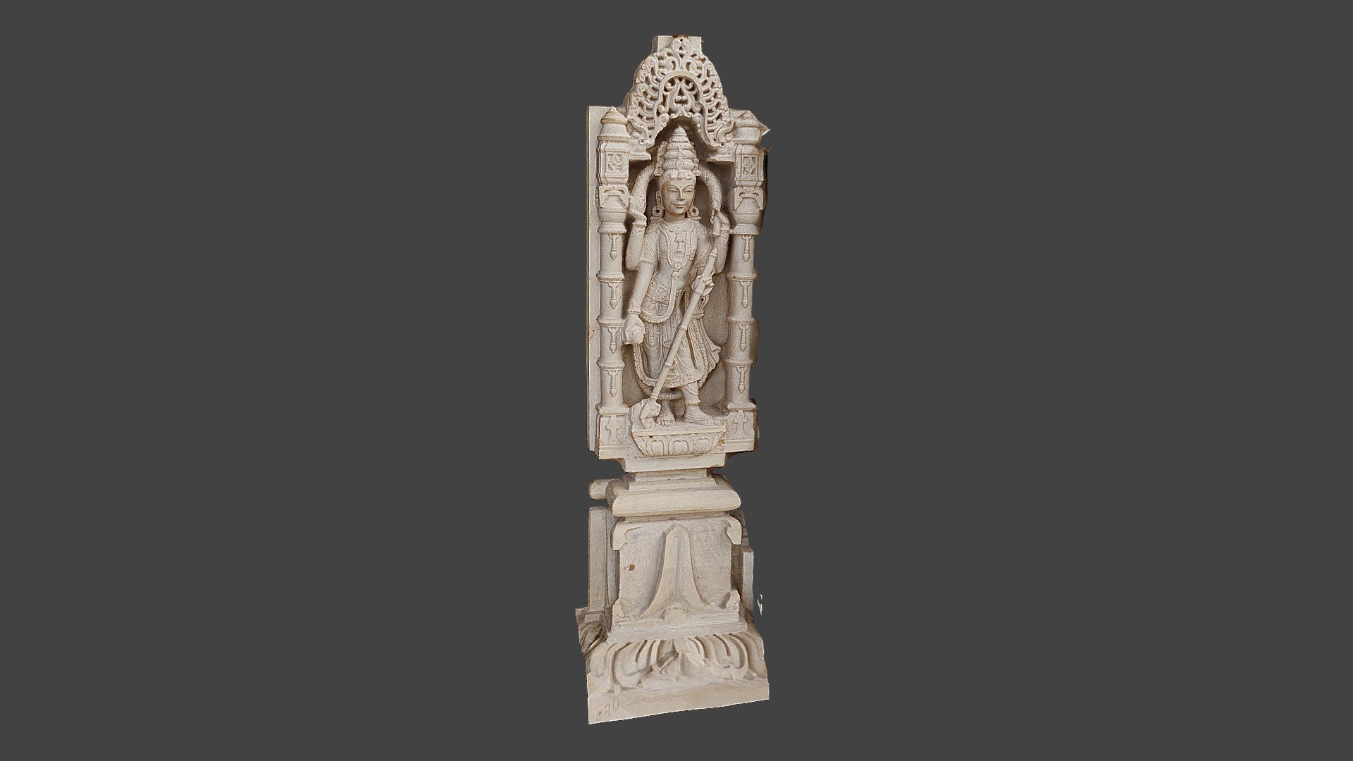 JAIN TEMPLE AT BIRUR - BJT40 - 3D model by krishnaprasad 3d model
