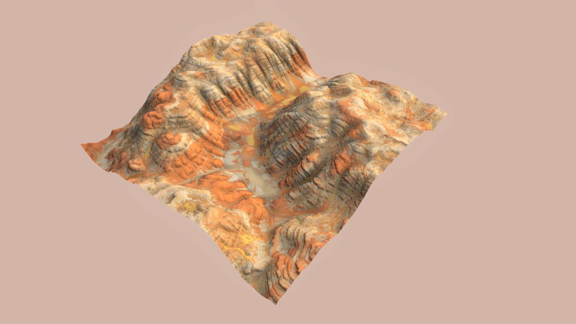 Terrain 014 - 3D model by josluat91 3d model