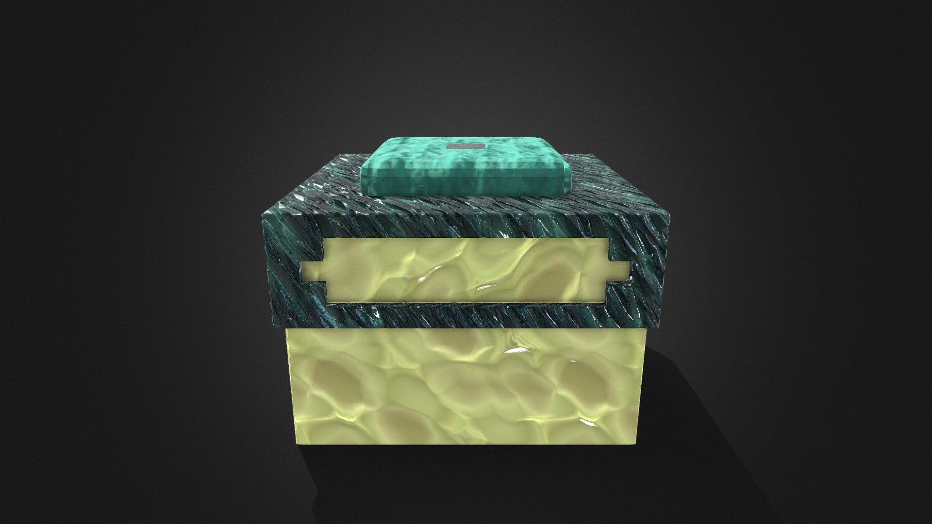 A realistic looking minecraft end portal - Minecraft End Portal - 3D model by Rares Orza - skypro86 (@skypro86) 3d model