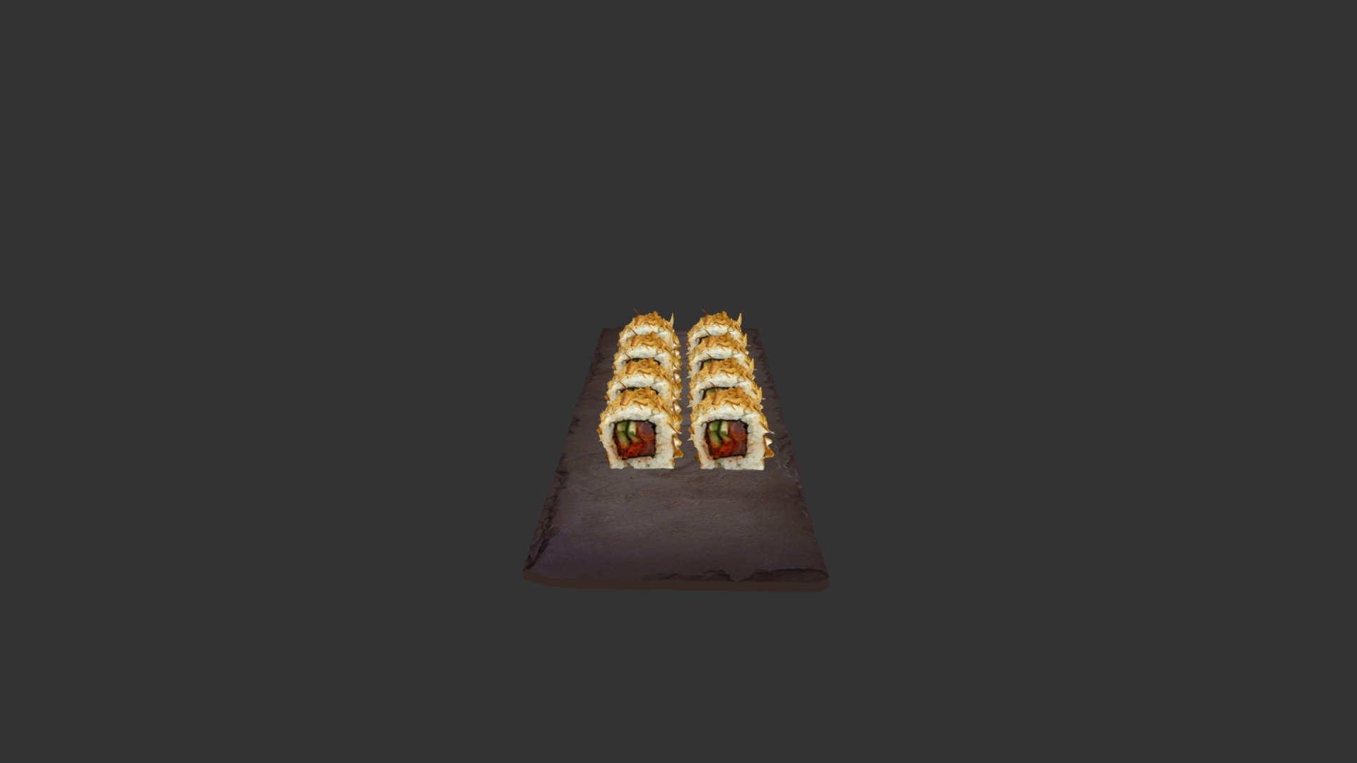 Roll Of Bonito With Tuna - 3D model by alex.alexandrov.a 3d model