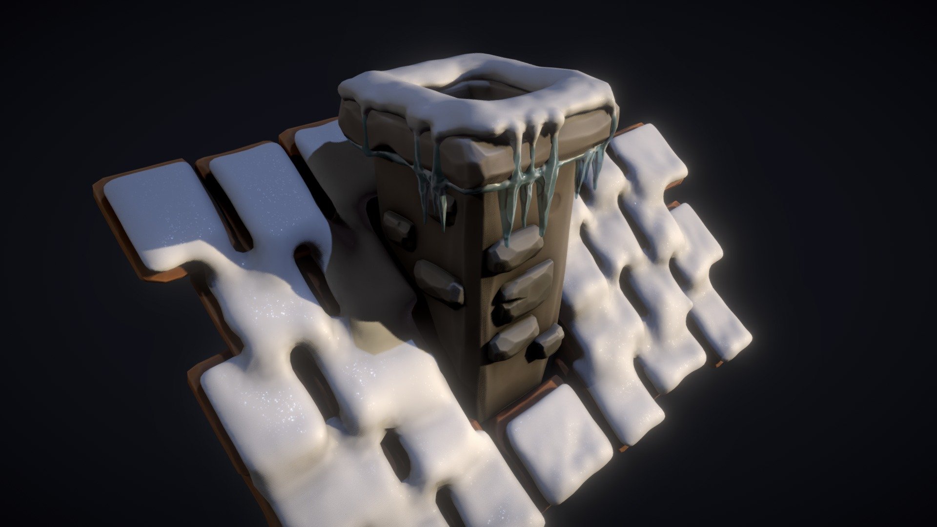 Made for the 3December Challenge. Day 14 - Chimney - 3December2018 Day14 - Chimney - 3D model by Fabian Ernst (@fernst) 3d model