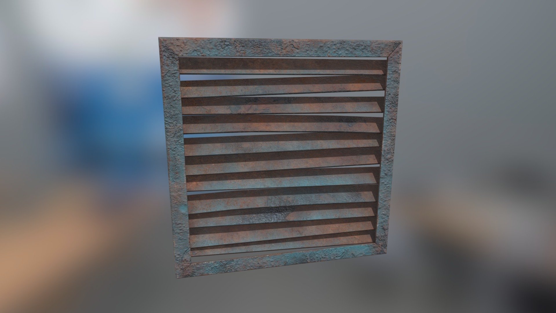 3d model is low poly and game-ready.

Real scale - Units: cm - (Proportions and sizes are observed and as close as possible to the real object) ~ 54.9 x 54.9 x 5.31 cm.

Formats:




.blend (Mesh + material (Principled BSDF) + Textures PBR - Roughness/Metallic) - Blender (ver. 2.92.0).

.tbscene (Mesh + Textures PBR) - Marmoset Toolbag 3 (Ver 3.08).

.FBX (only mesh without materials) - exported from Blender.

.obj (Triangulated, only mesh without materials) - exported from Blender.

.glb (Triangulated, Mesh + Textures PBR (compressed in format)) - exported from Marmoset Toolbag 3.

.gltf ( Triangulated, Mesh + Textures PBR - .jpg ) - exported from glTF Tools Visual Studio Code.

.unitypackage (Triangulated, Mesh + Textures - .tga) - exported from Marmoset Toolbag 3 and FBX mesh from Blender.

.FBX for Unity (only mesh without materials, up = Y Up) 3d model
