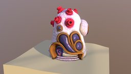 House on Shell Street fun, cartoonish, neon, nature, jury, neonchallenge, duboc, unity, unity3d, 3dsmax, home, environment