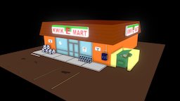 Kwik E Mart simpsons, beer, the, apu, 5minutemodels, kwikemart, cornershop, duff, shop