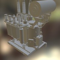 tmn2500 transformer, props, maya, game, highpoly, environment