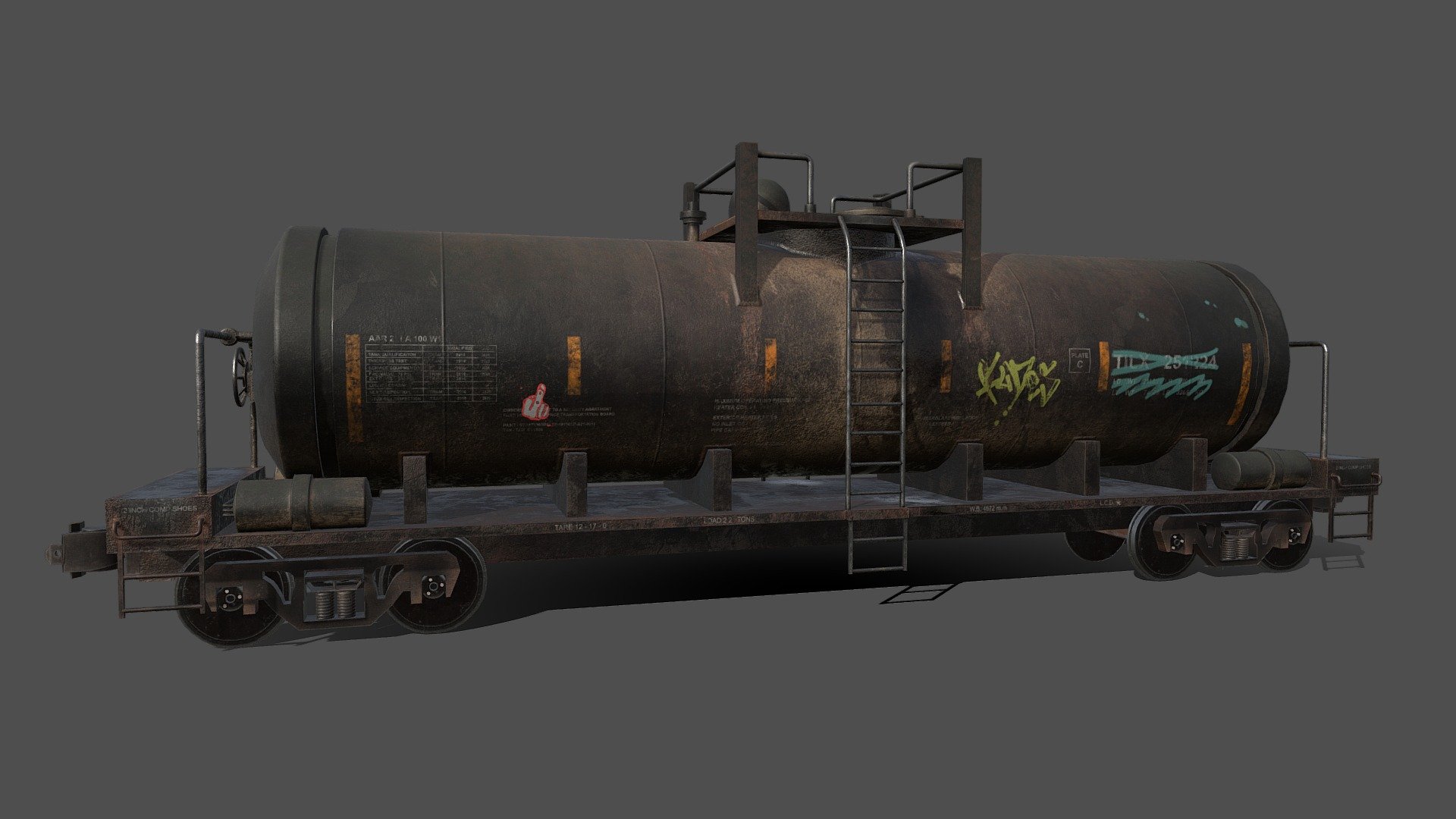 Midpoly Triangulate Oil-tank car.
Total 3 texture set all include 4K texture.

Hope you like it -_- - Oil_Tank-Car - Triangulate - Download Free 3D model by Abhiraj_Pratap_Singh (@Abhirajpratapsingh) 3d model