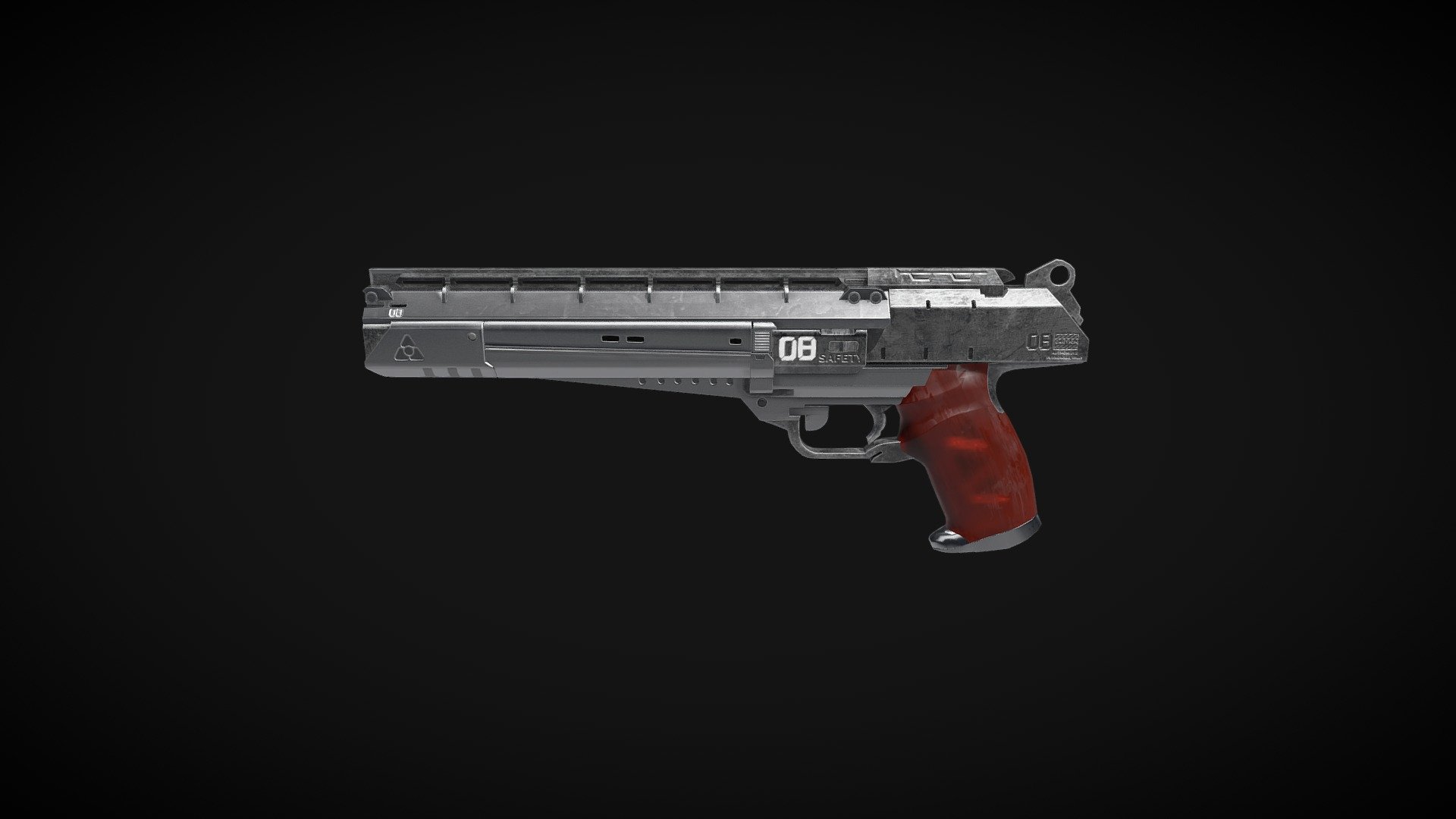 3D model based off Billy Machin's Pistol Specs magnum concept art
https://www.artstation.com/artwork/Oy1Eyg

Made in maya, textured on substance painter and rendered in unity HDRP - Pistol Specs - Magnum 3D - 3D model by O.Huard (@PlexDuMenton) 3d model